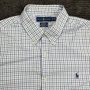 Ralph Lauren Men's XXL Button Down Shirt Classic Fit Performance Short Sleeve